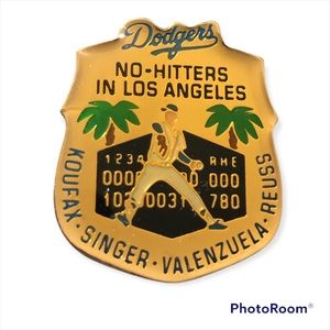 Vintage Dodgers enamel pin